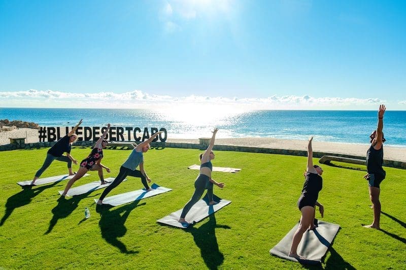 blue desert cabo casa edwards yoga class