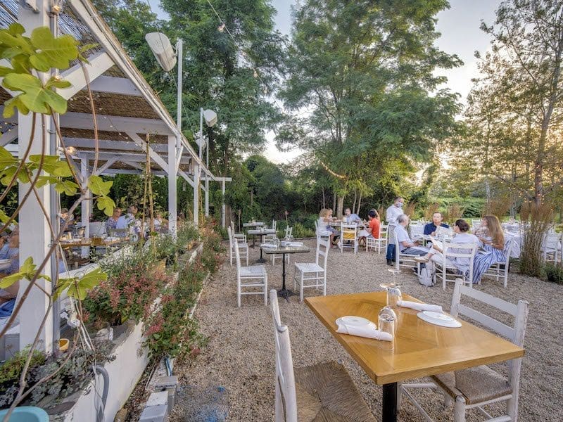 calissa hamptons water mill exterior restaurant outdoor dining