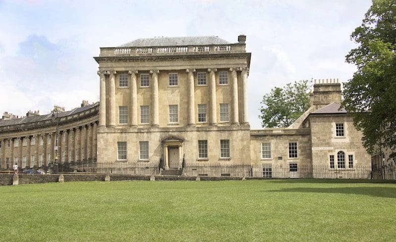 No 1 Royal Crescent Bath England summer