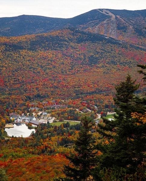 waterville valley resort new hampshire fall foliage 