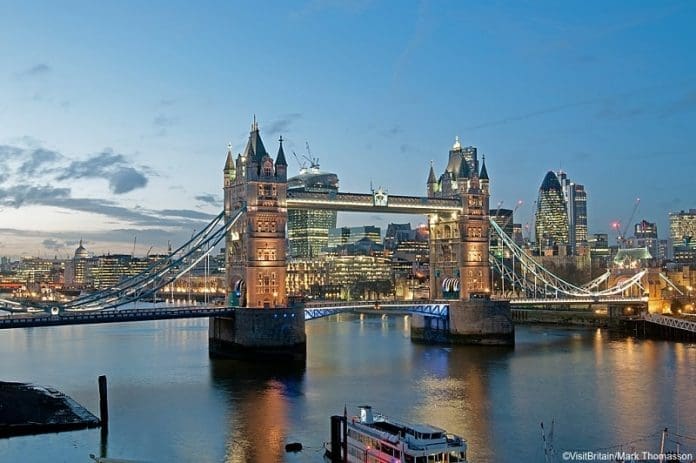 tower bridge in london sunset - East End Taste Magazine