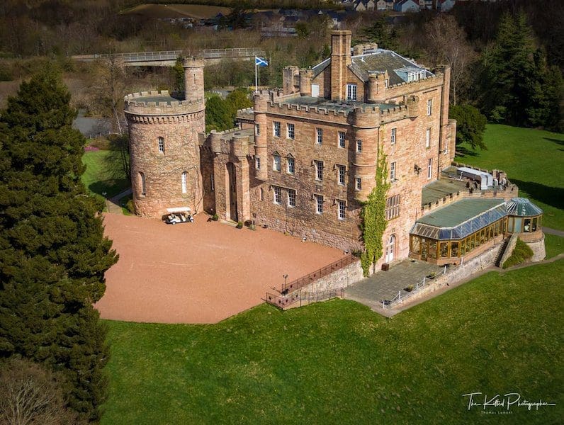 dalhousie castle most beautiful scotland uk hotel