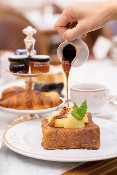 angelina paris use french toast breakfast bryant park