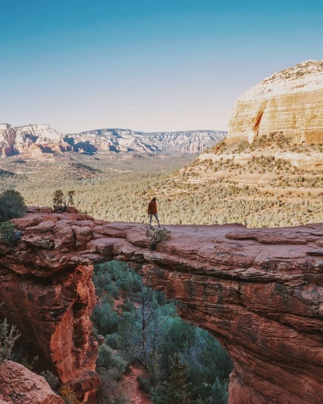 hiking through arizona desert luxury vacation