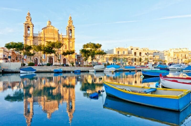 malta europe blue water sky