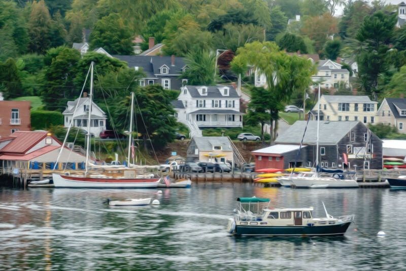 castine maine harbor