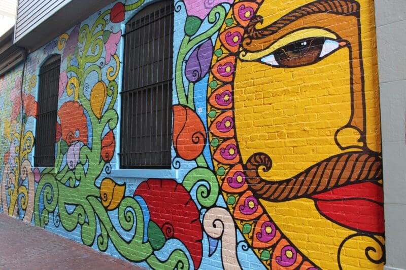 Mural on Bloomfield Avenue, Montclair, NJ by Amol Saraf