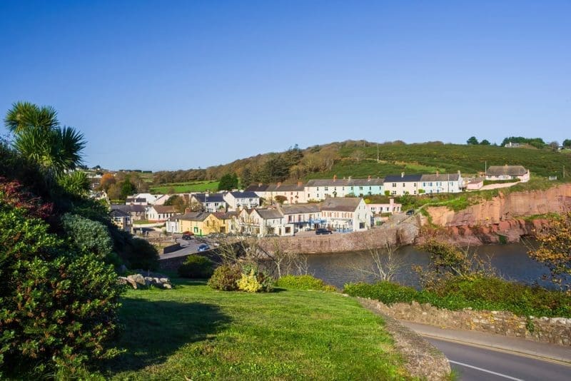 Dunmore East fishing village on South East coast of Ireland-min