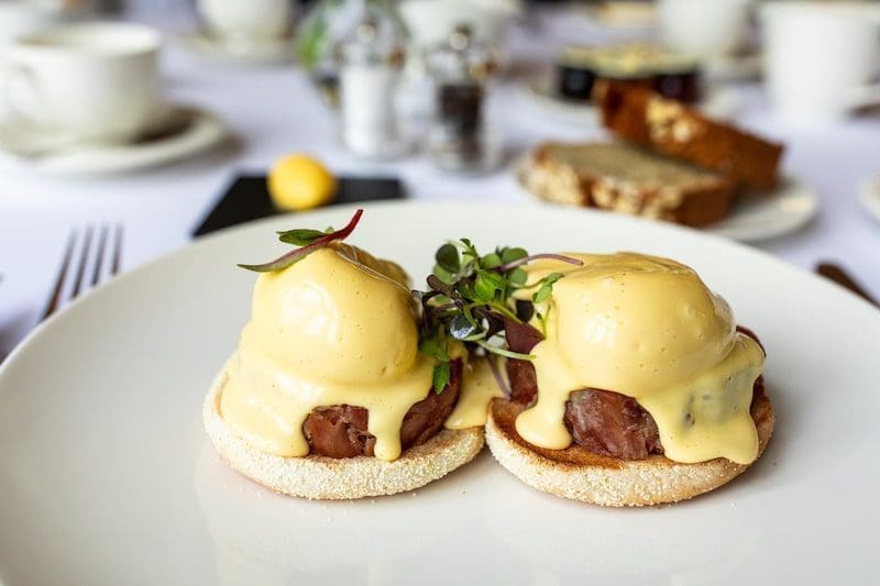 eggs Benedict kilkea castle breakfast