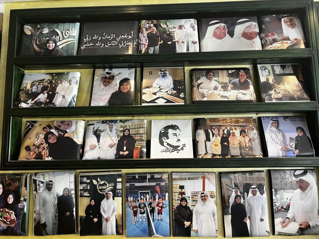 Shams Al Qassabi celebrity wall