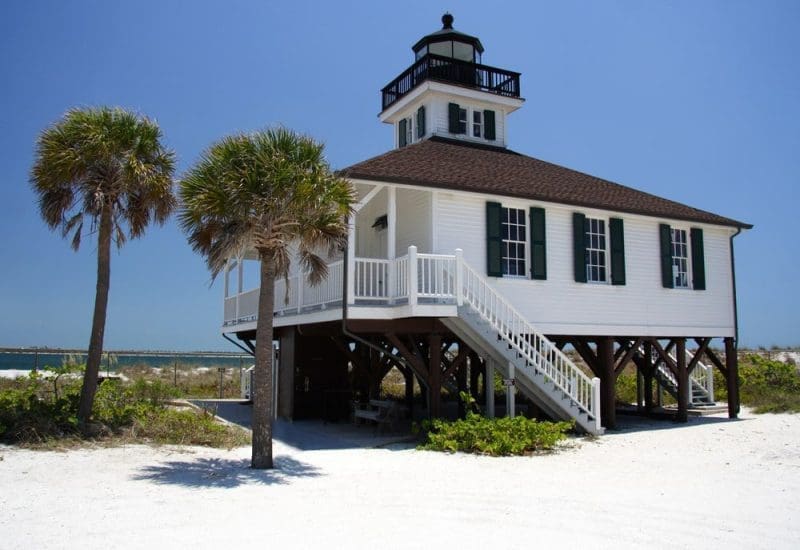 Boca Grande Lighthouse Museum in on Gasparilla Island