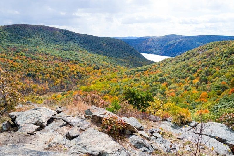 Fall over the Hudson valley