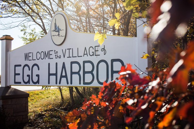 Village of Egg Harbor sign