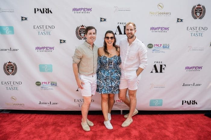 Sean Koski Vanessa Gordon and Brian Kelly Hamptons Interactive Brunch