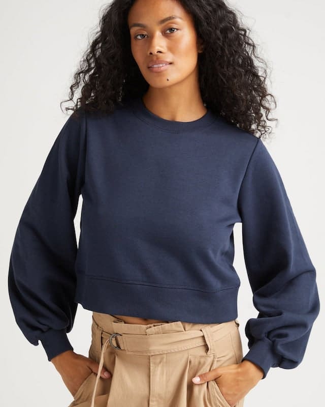 Richer Poorer cropped sweatshirt