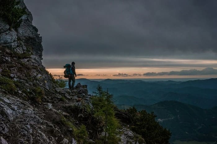 hiking Schneeberg mountains