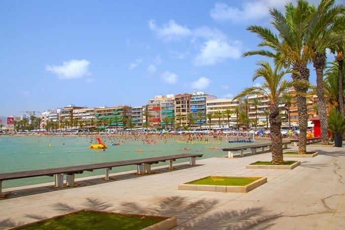 Torrevieja playa del cura