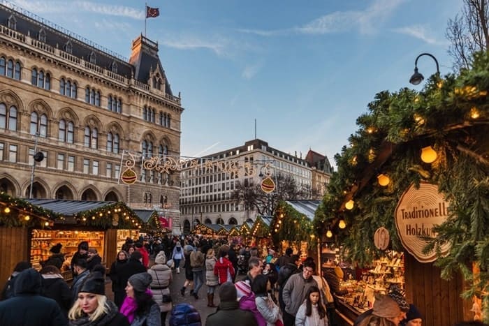 Vienna Rathaus Christmas Market Austria