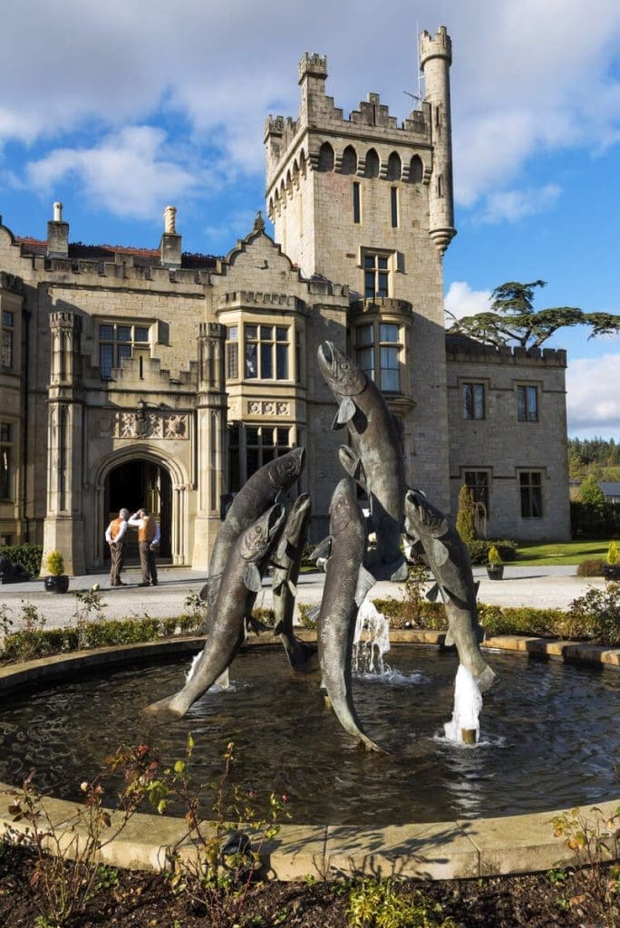 Lough Eske Castle Fountain Ireland