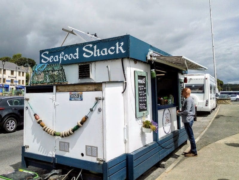 Seafood Shack Killybegs harbour