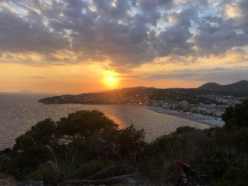 gaeta itay breathtaking sunset sky view