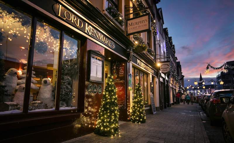 christmas in killarney kerry ireland beautiful town