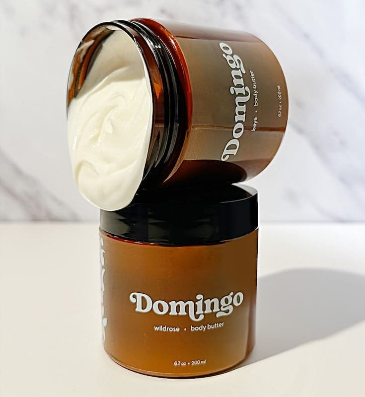 domingo body butter and scrub