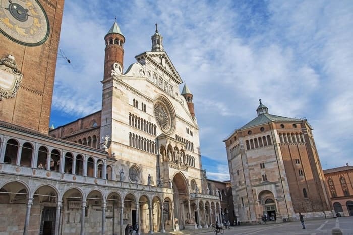 Plaza of the Cathedral with the Tower, Cremona