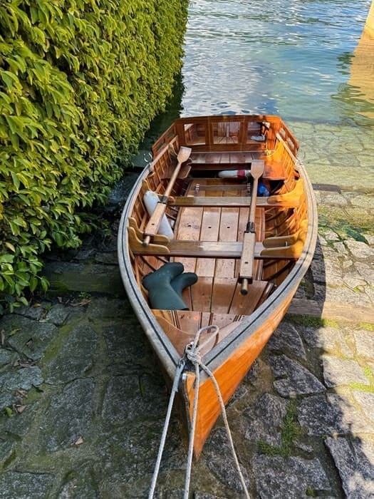 Orta lake boat