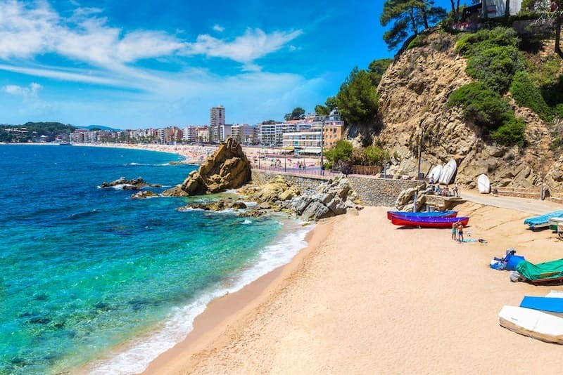 Beach at Lloret de Mar