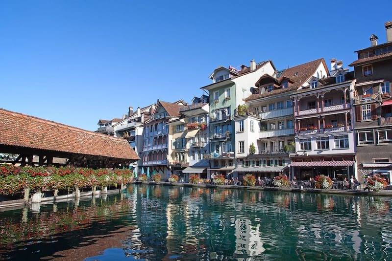 Historical city Thun Switzerland