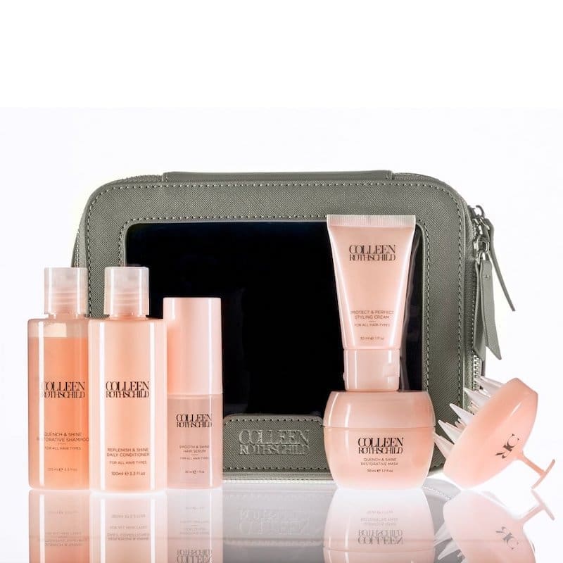 quench shine travel essentials set Colleen Rothschild