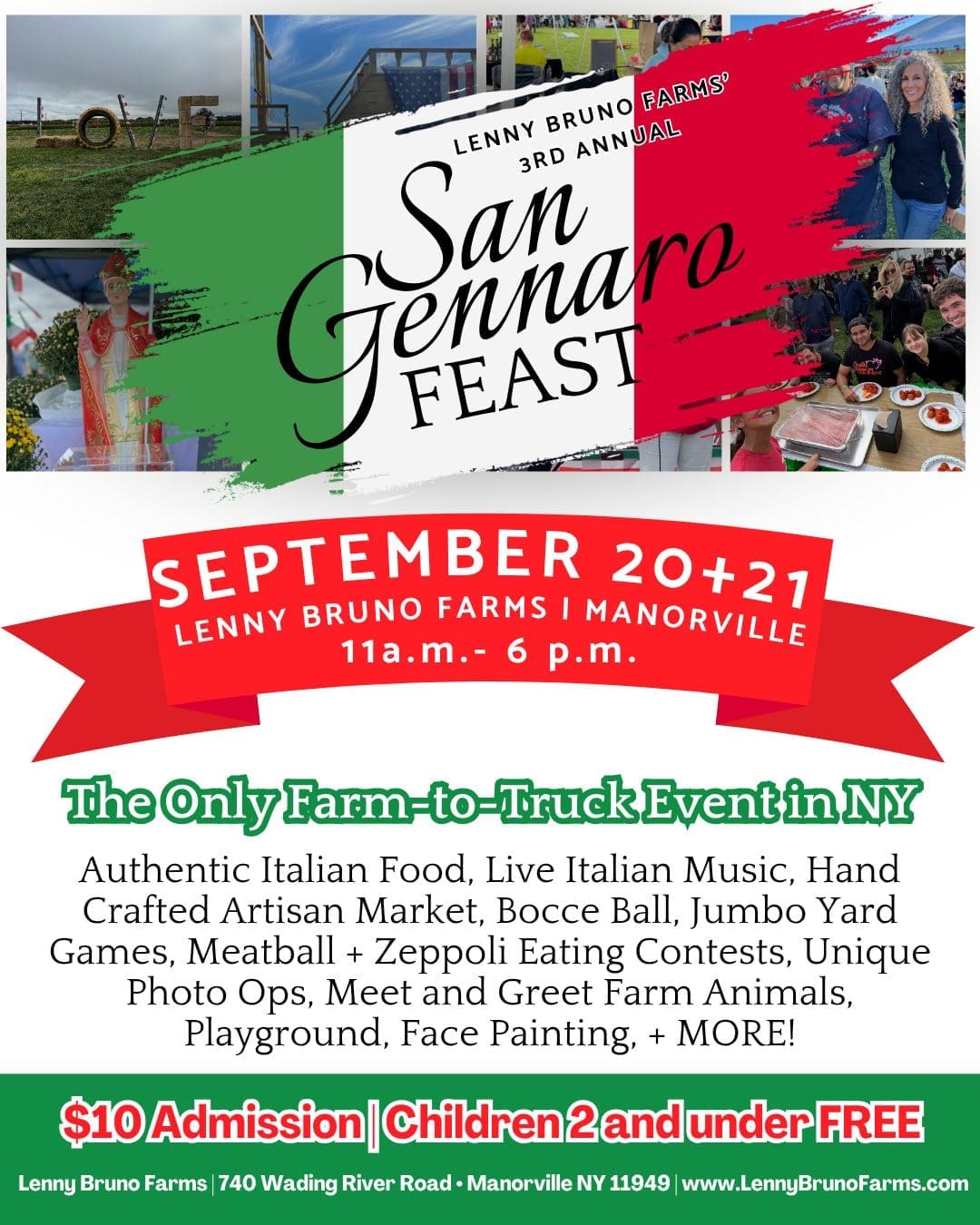 San Gennaro Feast at Lenny Bruno Farms