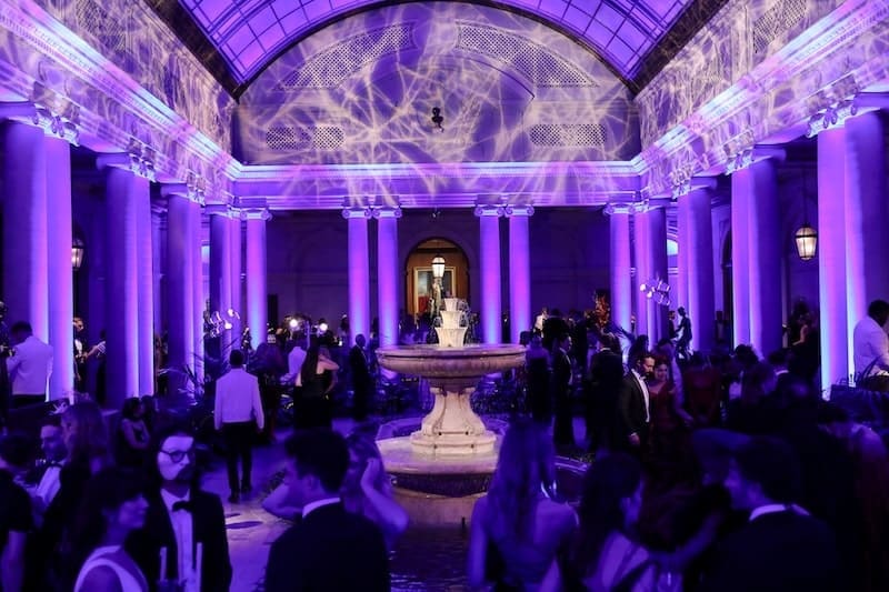 Ambiance in the Frick’s Garden Court at All Hallows’ Eve at the Mansion; photo: MattBorkowski/BFA.com